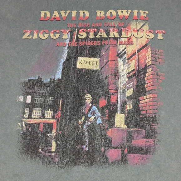 David Bowie Ziggy Stardust Graphic Tee - Picture 2 of 3